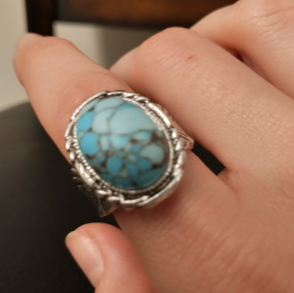 Bisbee turquoise fashion ring - Picture 9 of 9